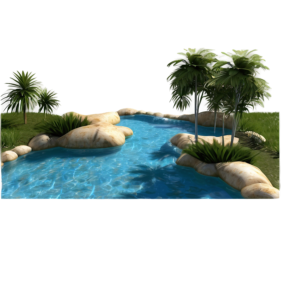 Gentle Pool Water Flow Png Brt80