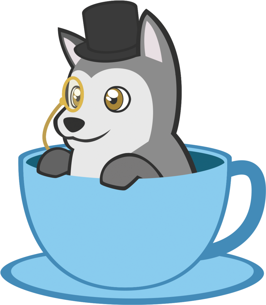 Gentleman Dogin Teacup