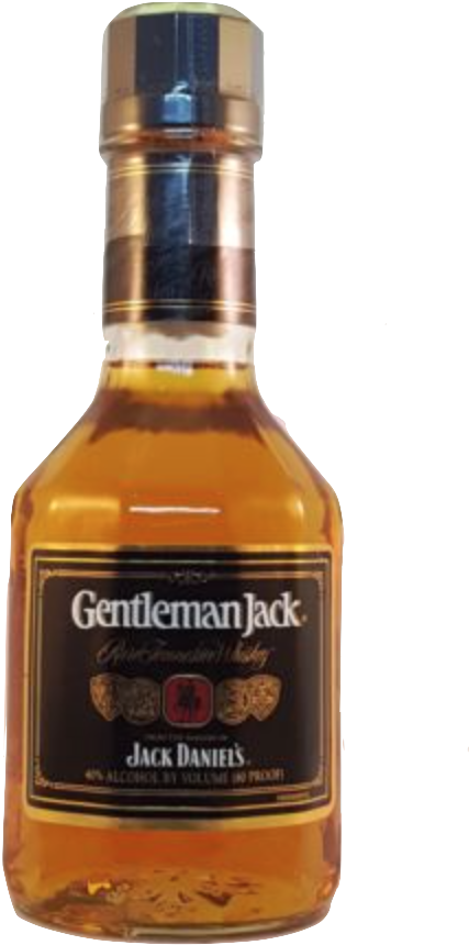 Gentleman Jack Whiskey Bottle