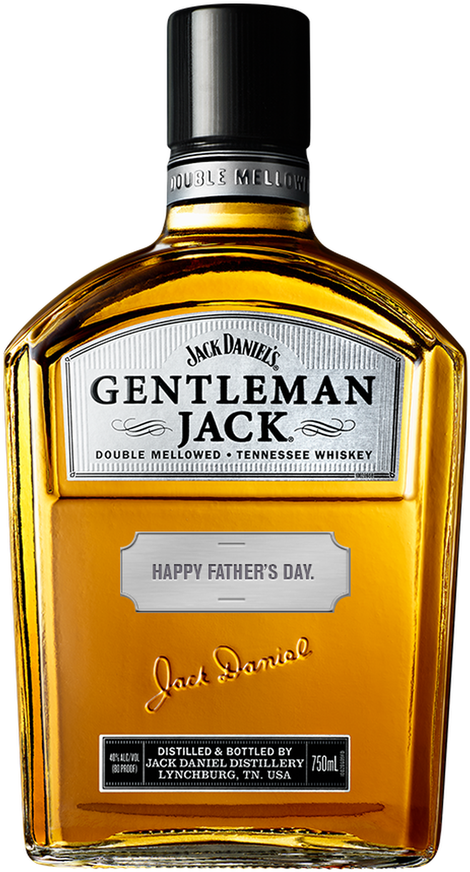 Gentleman Jack Whiskey Bottle