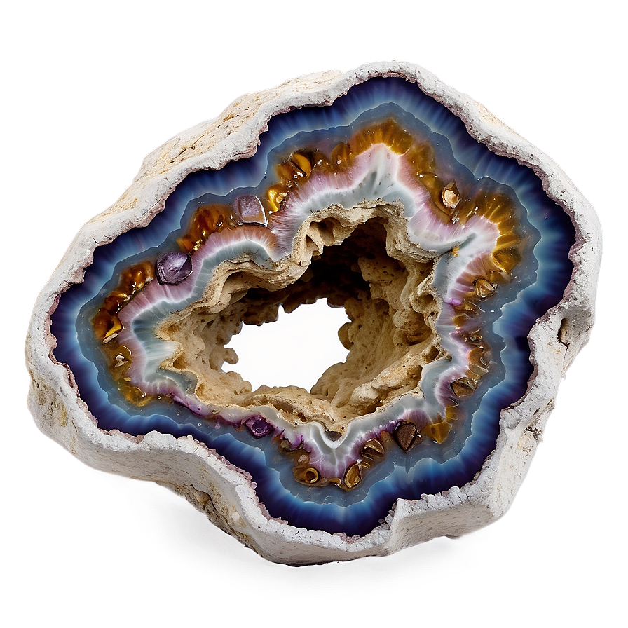 Geode Fossil Display Png 06282024