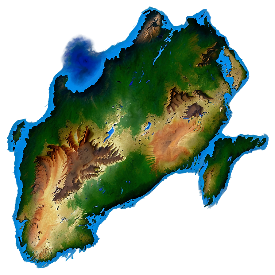 Geographic Continent Map PNG rnr PNG image with a transparent background, free high-resolution download
