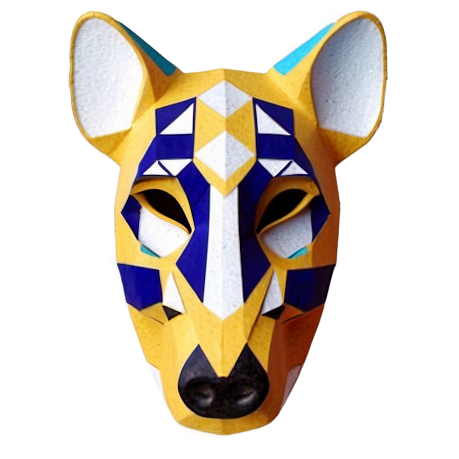 Geometric Animal Masks PNG 06232024 PNG with transparent background