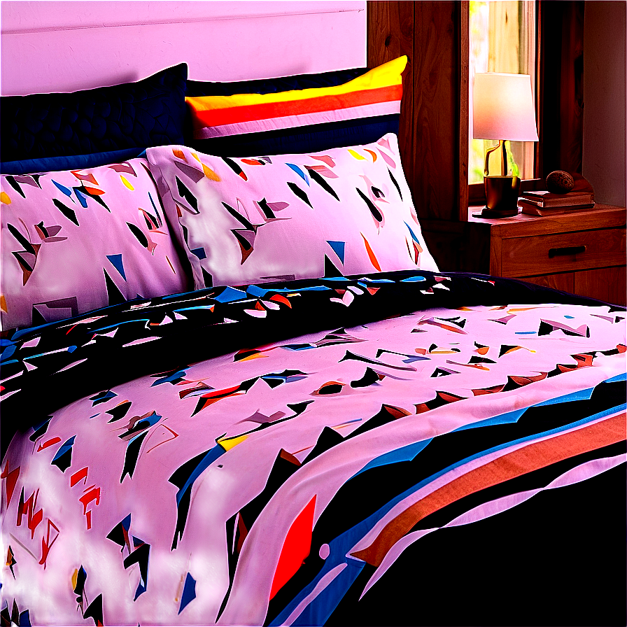 Geometric Bed Sheets Png 06282024