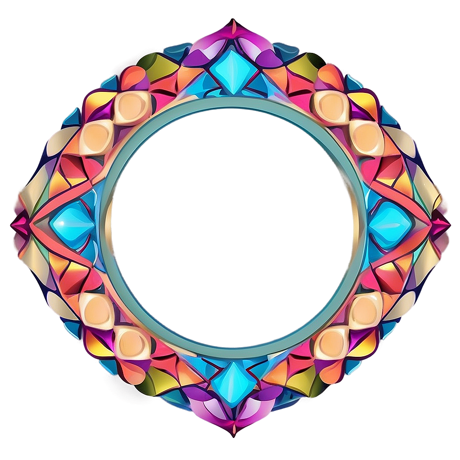 Geometric Border Design Png Rje5