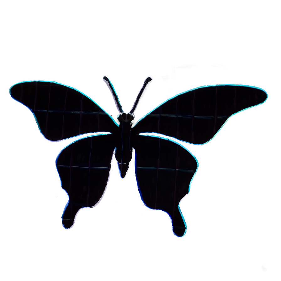 Geometric Butterfly Outline Png Sdf