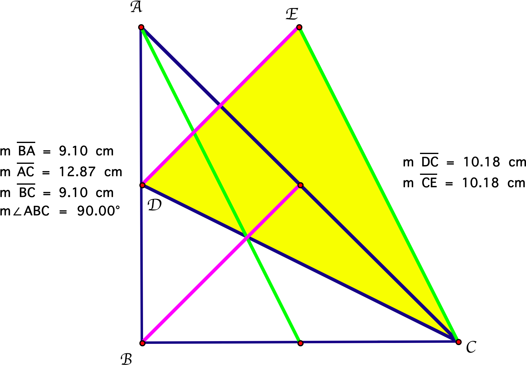 Looking At An Isosceles Triangle, We Know That The - Median Of Right Scalene Triangle, HD Png Download PNG with transparent background