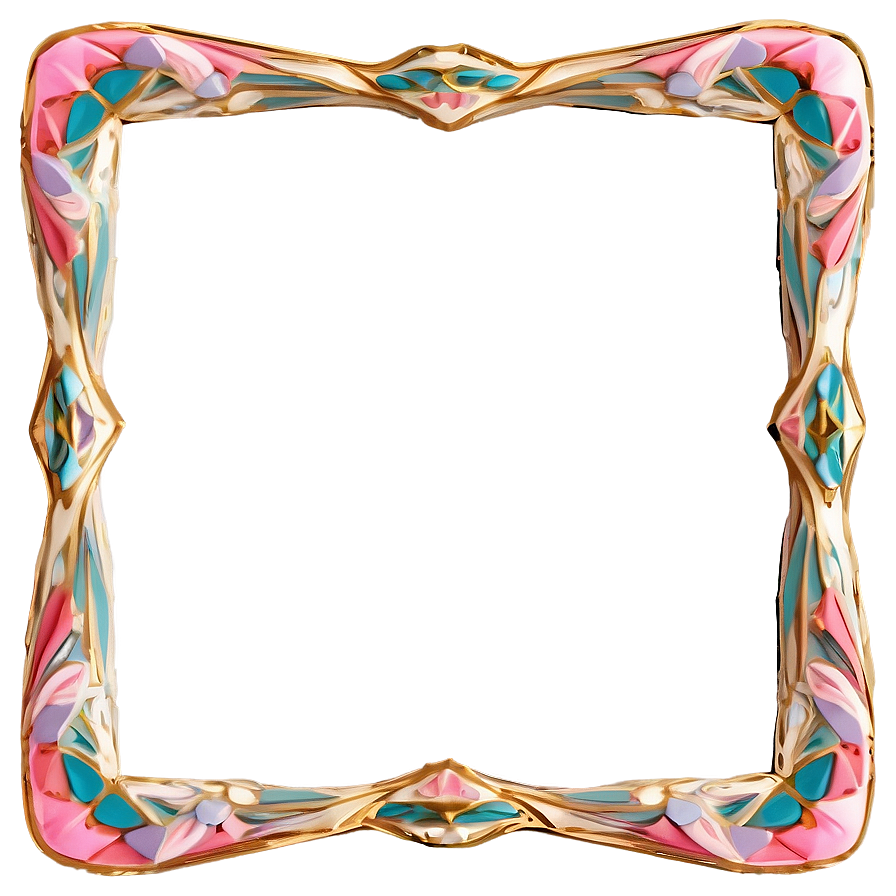 Geometric Cute Frame Png Fpl