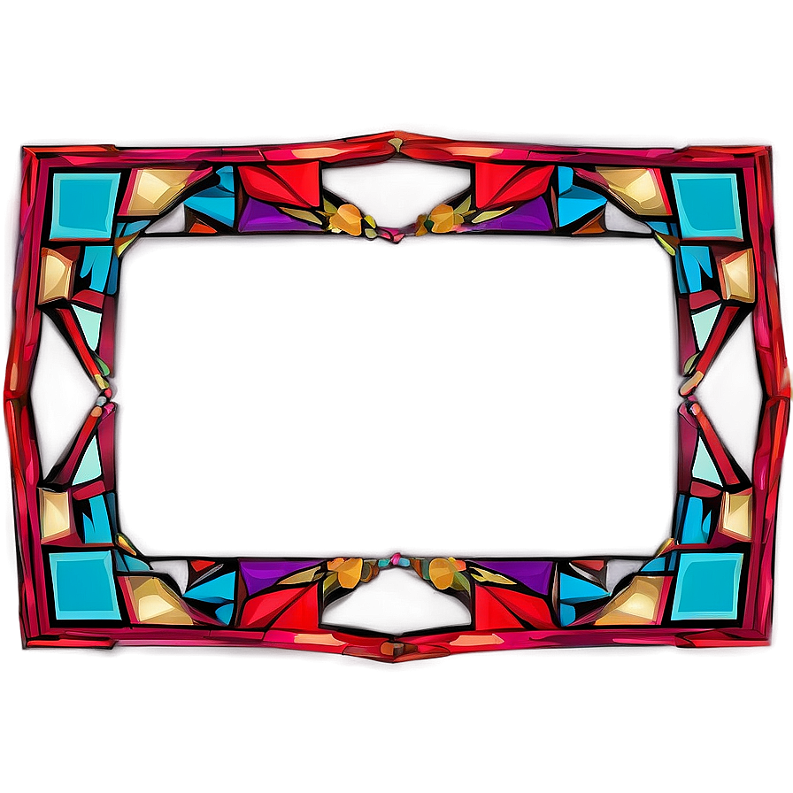 Geometric Decorative Frame Png Mip