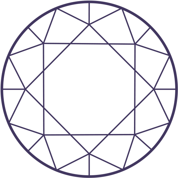 Cushion Diamond Shape Outline, HD Png Download PNG with transparent background