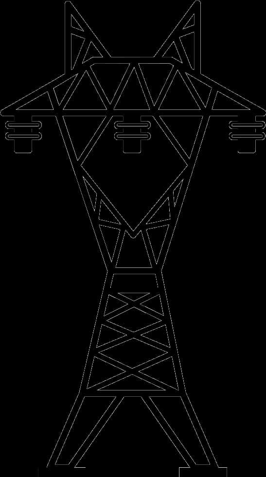 Geometric Fox Pylon Design