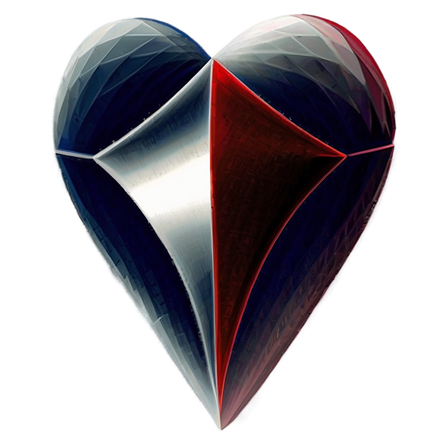 Geometric Heart Diagram PNG 06202024 PNG image with a transparent background, free high-resolution download