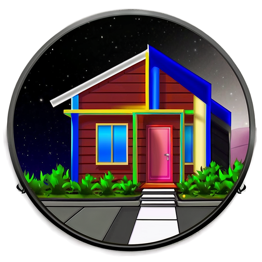 Geometric House Icon Png 05252024