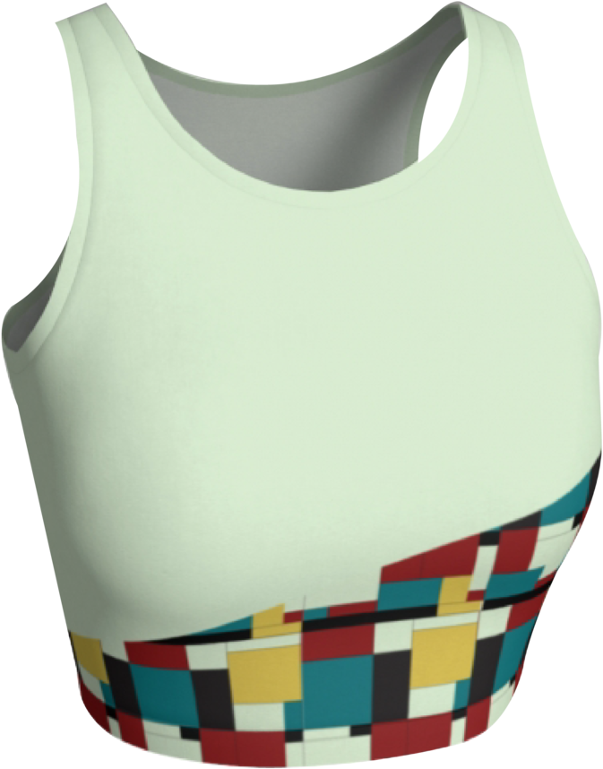 Athletic Crop Tops - Active Tank, HD Png Download PNG with transparent background