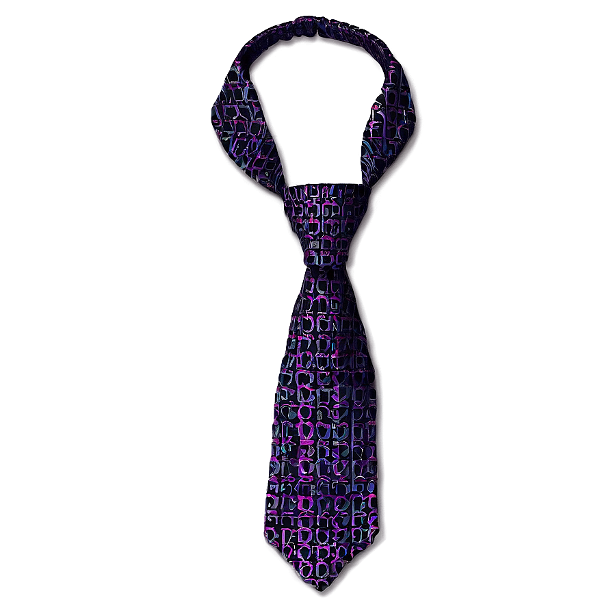 Geometric Pattern Tie Png Phs63