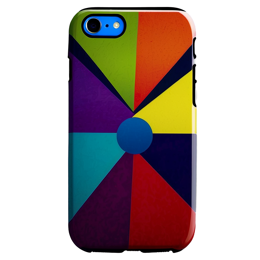Geometric Shapes Phone Case PNG 06122024 PNG with transparent background