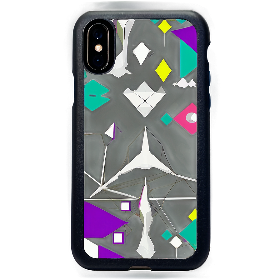 Geometric Shapes Phone Case PNG 77 PNG with transparent background