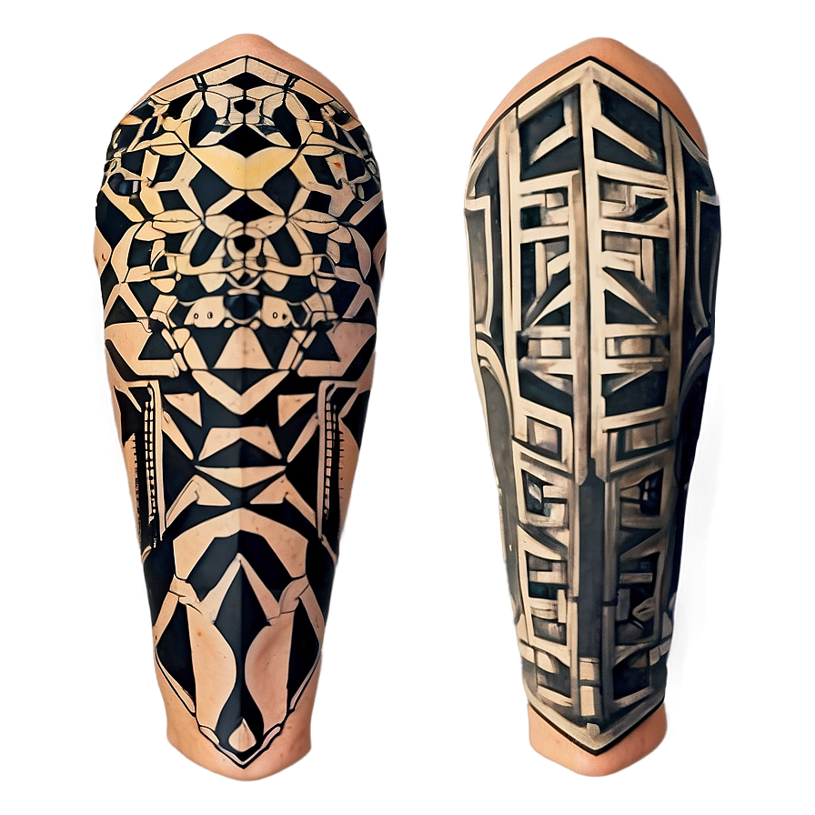 Geometric Sleeve Tattoo Png 06262024