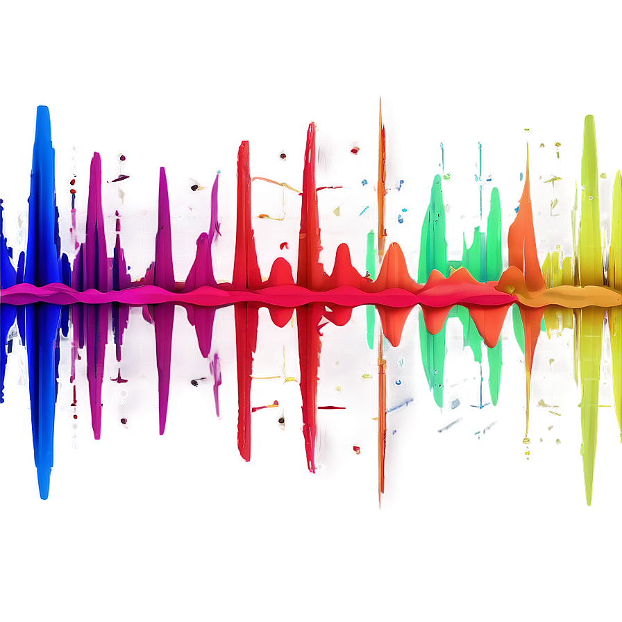 Geometric Sound Wave Png 05232024