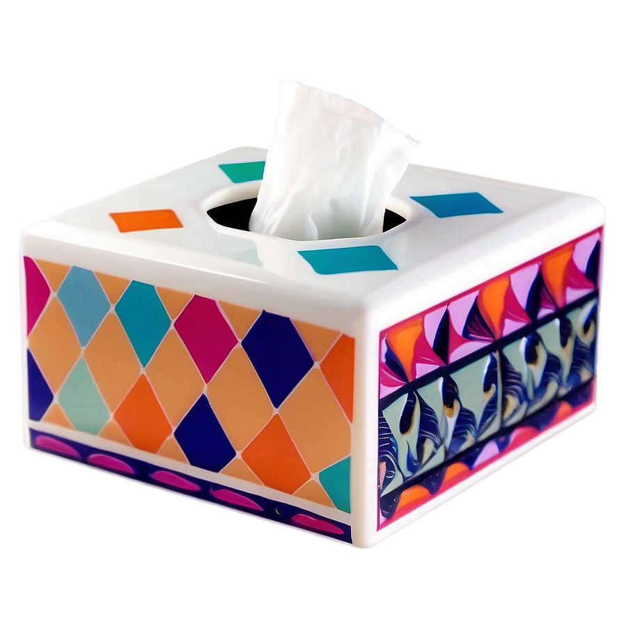 Geometric Tissue Box Png Ldk69