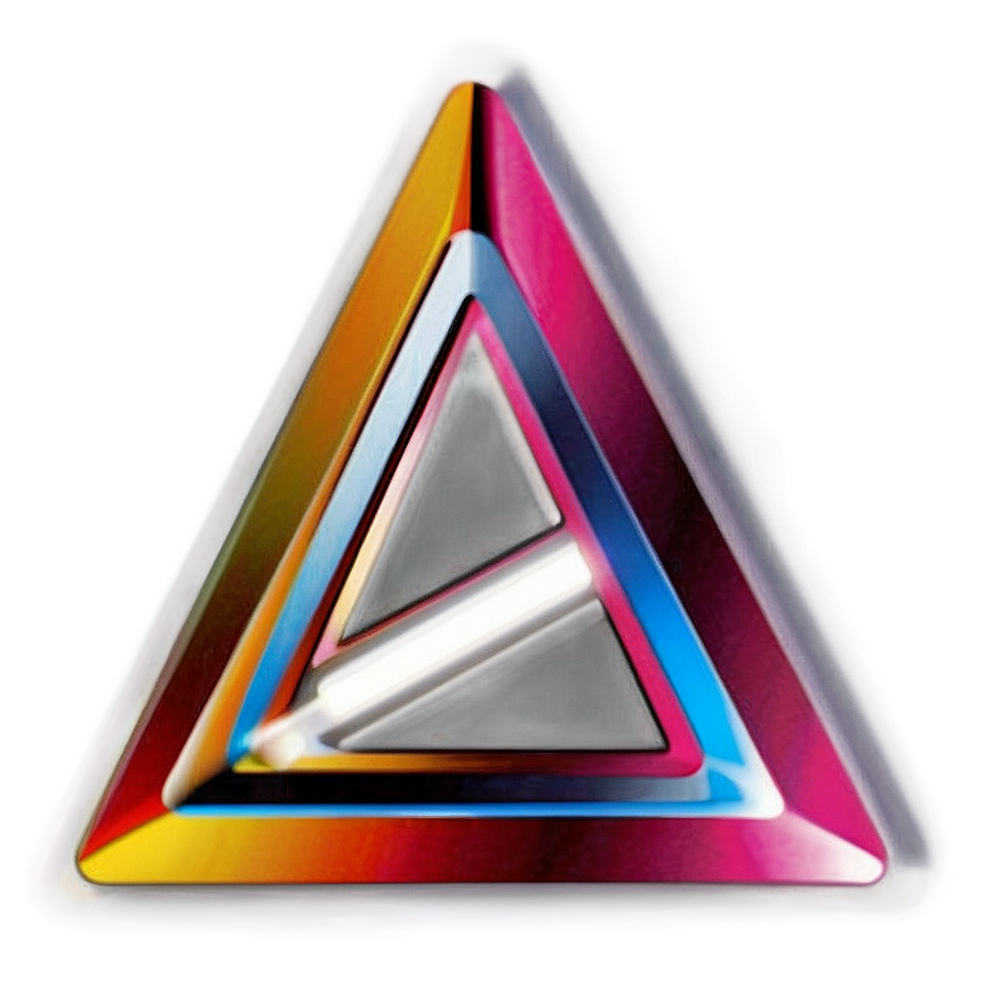 Geometric Triangle Icon PNG 05042024 PNG image with a transparent background, free high-resolution download