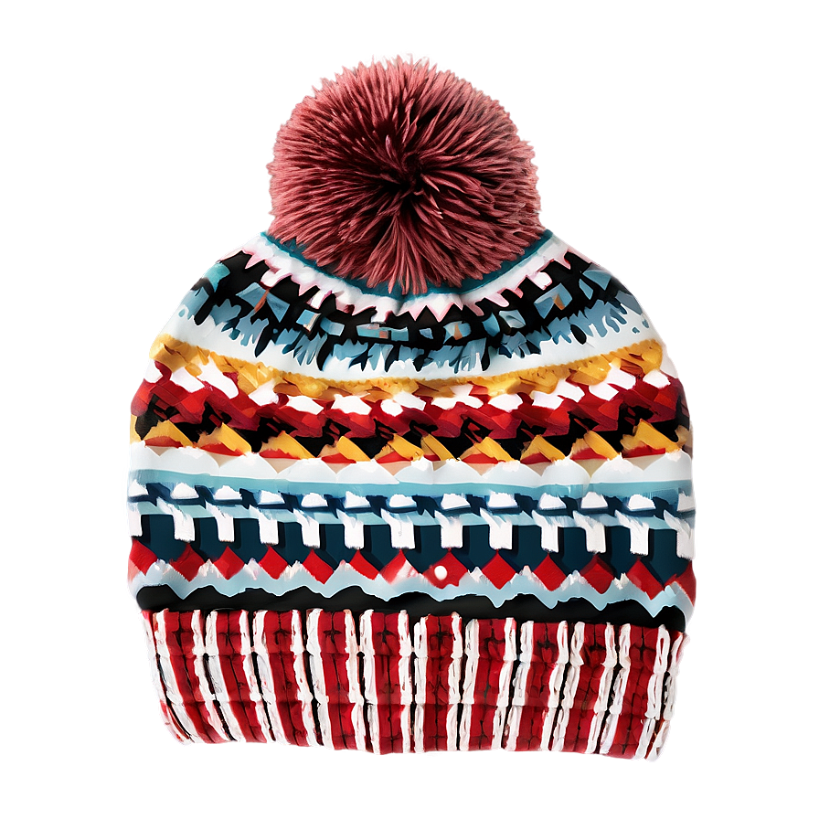 Geometric Winter Beanie Png Kdj59