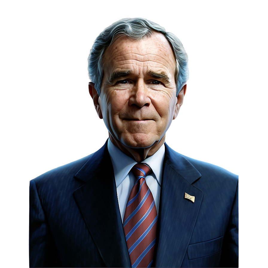 George Bush Official Portrait Png 06242024