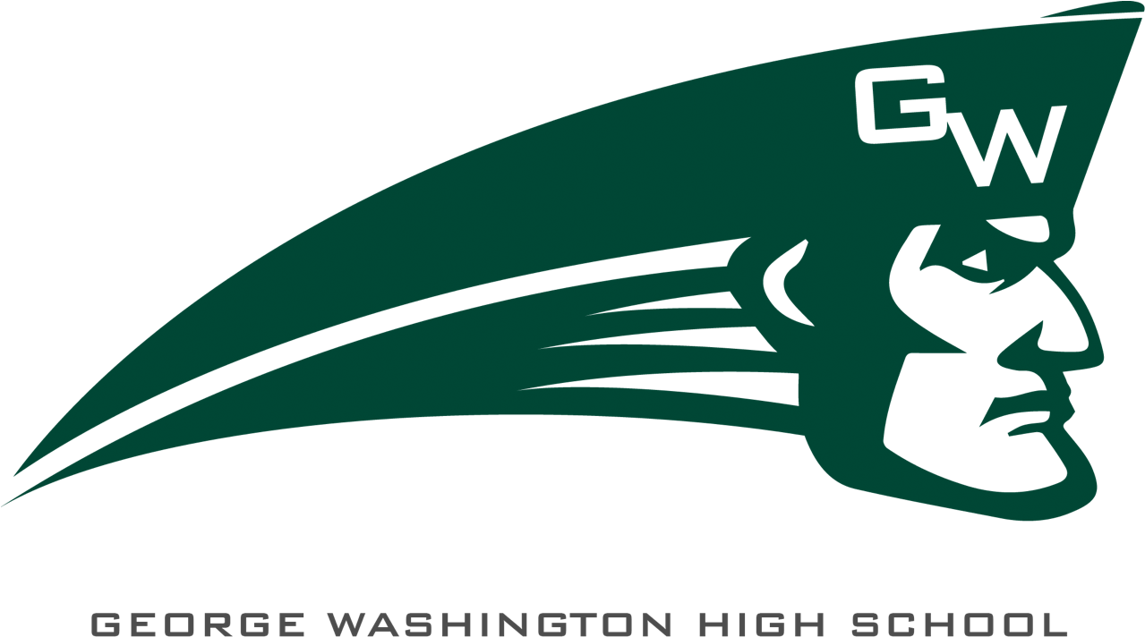 Gw Patriot Mascot Logo2 - George Washington High School, HD Png Download PNG with transparent background