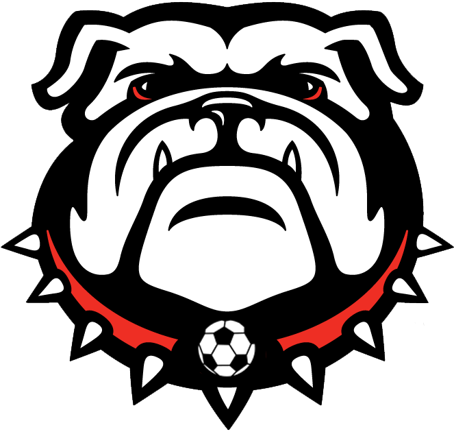 Georgia Bulldogs Soccer Mascot Logo