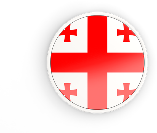 Georgia Flag Button