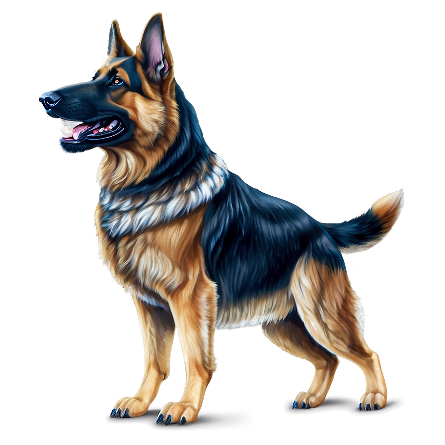 German Shepherd Adult PNG oga PNG with transparent background