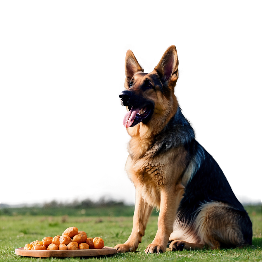 German Shepherd Eating Png Ljd