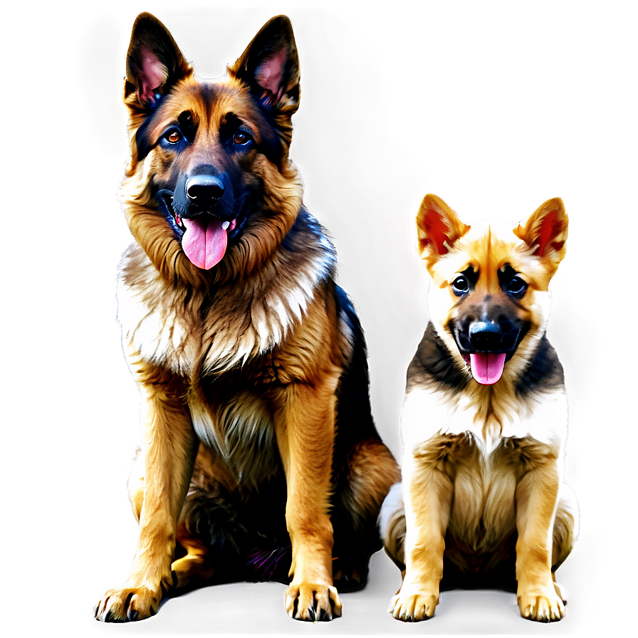 German Shepherd Family Png Ywq