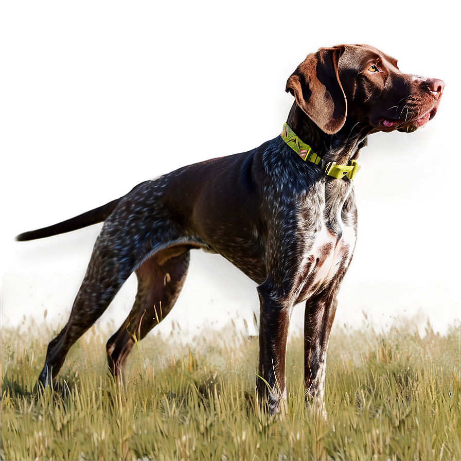 German Shorthaired Pointer In Field Png Spk