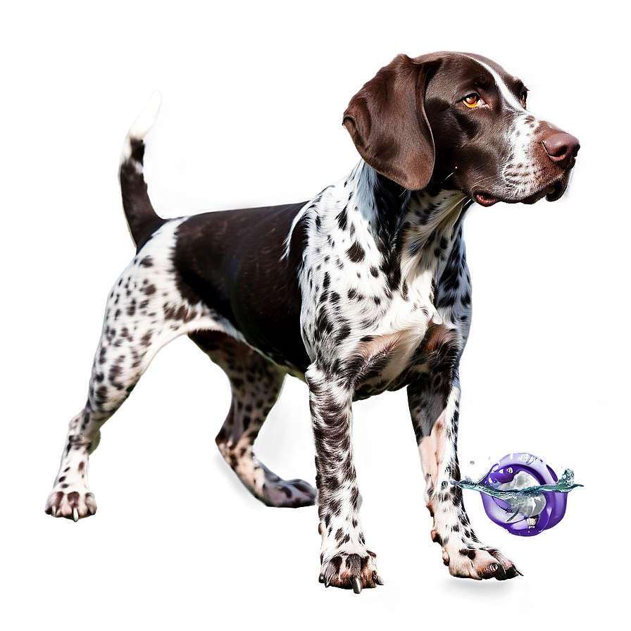 German Shorthaired Pointer In Water Png Tfn