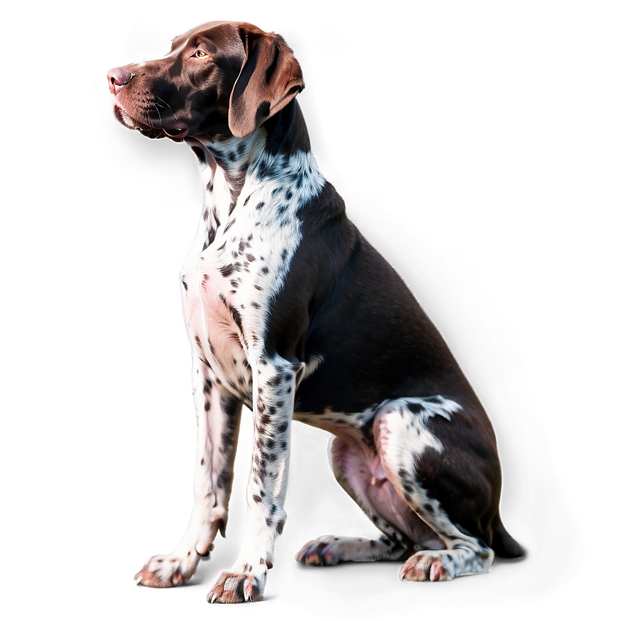 German Shorthaired Pointer Sitting Png Chy28