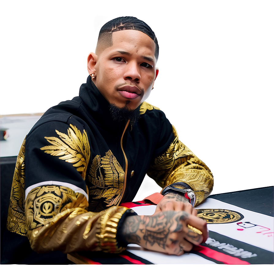 Gervonta Davis Autograph Signing Png 87