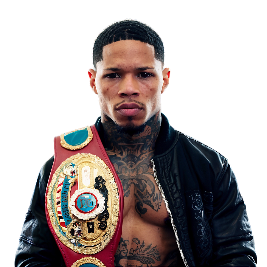 Gervonta Davis Champion Pose Png Jfn82