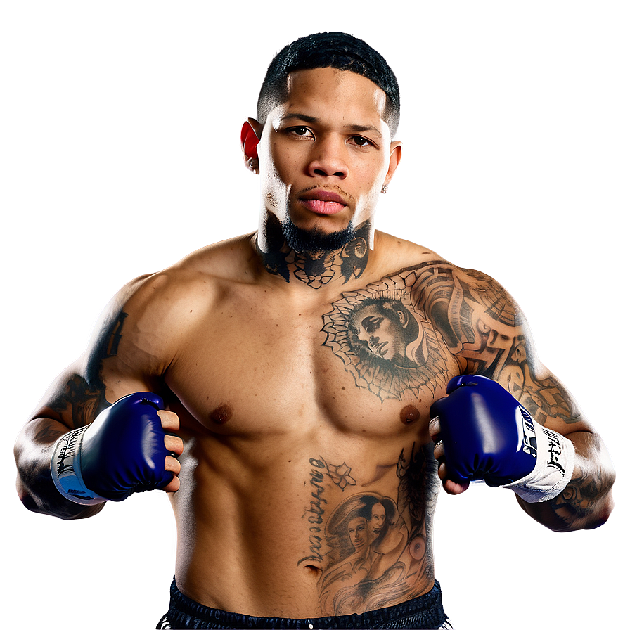 Gervonta Davis Champion Pose Png Nwl