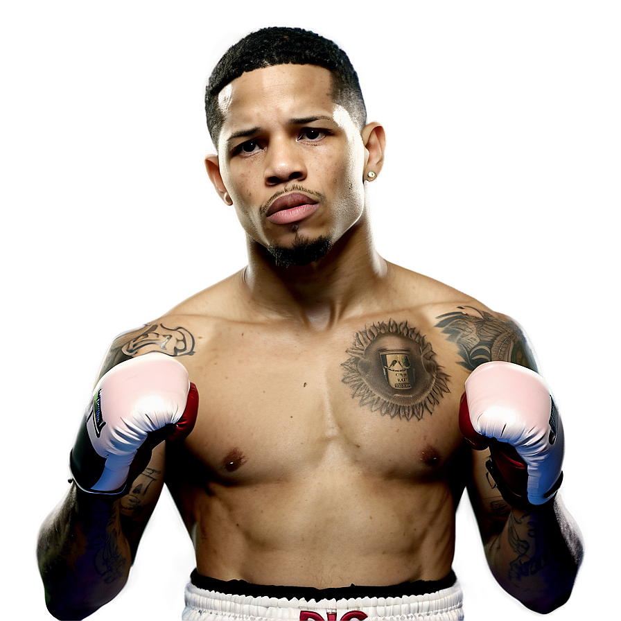 Gervonta Davis Fight Night Focus PNG qob PNG image with a transparent background, free high-resolution download