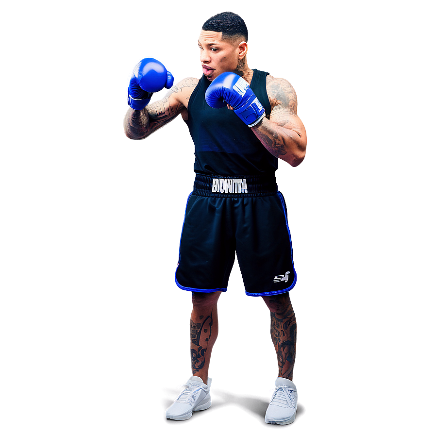 Gervonta Davis Punching Bag Workout PNG 06202024 PNG image with a transparent background, free high-resolution download