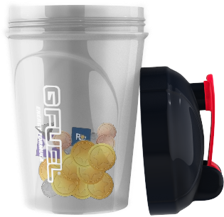 Gfuel Shaker Cupwith Coin Design