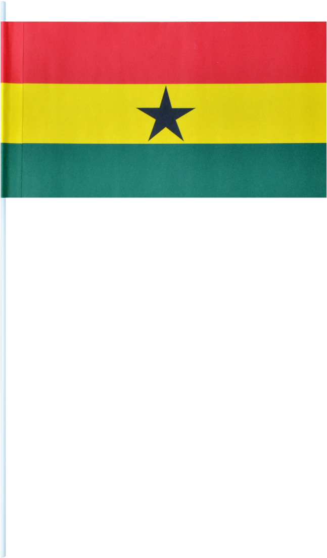 Ghana National Flag PNG with transparent background
