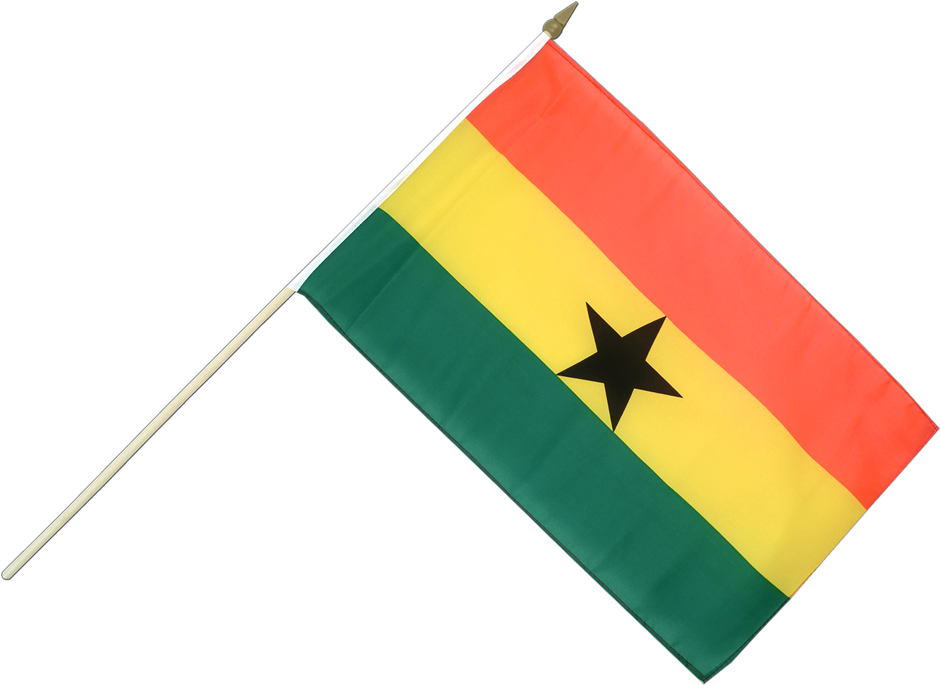 Ghana National Flag PNG with transparent background
