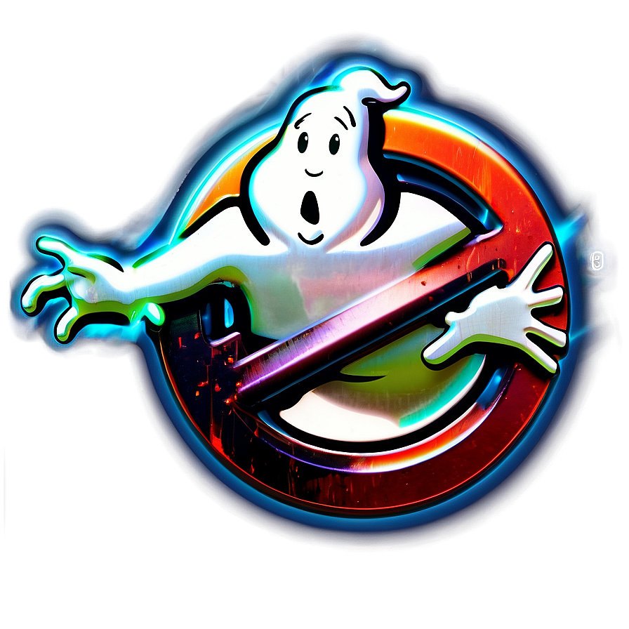 Ghostbusters Glow in the Dark Logo PNG gda41 PNG with transparent background
