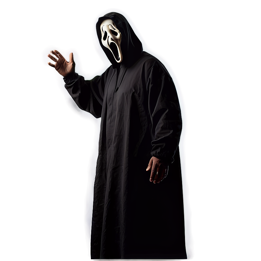 Ghostface Scream Silhouette PNG 05232024 PNG with transparent background