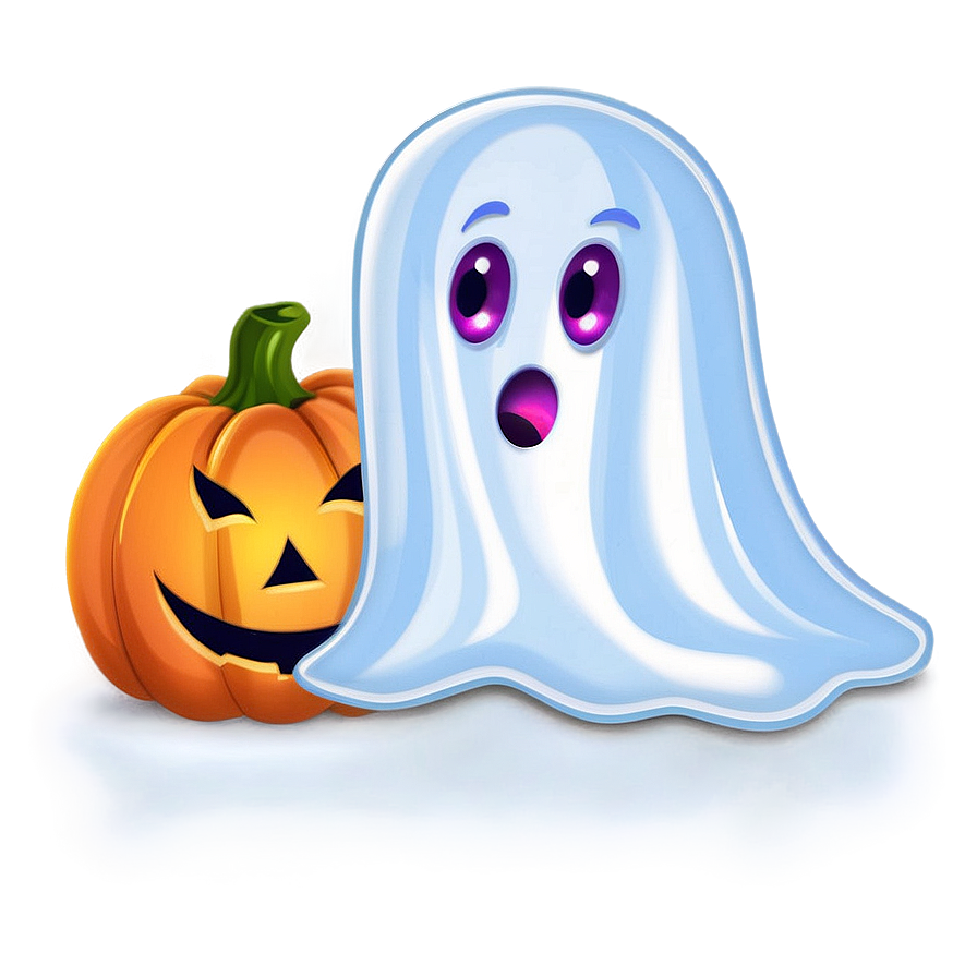 Ghostly Friends Halloween Cartoon Png Owb94