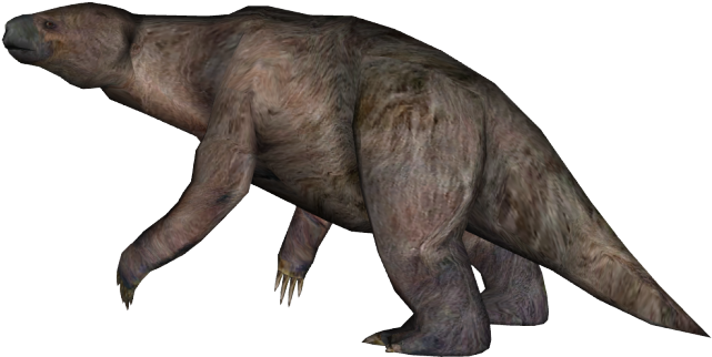 Giant Ground Sloth Illustration