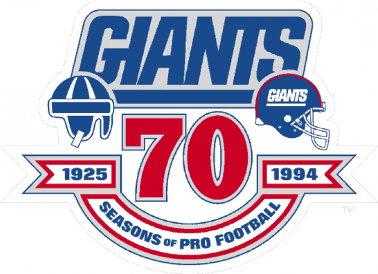 Giants70th Anniversary Logo