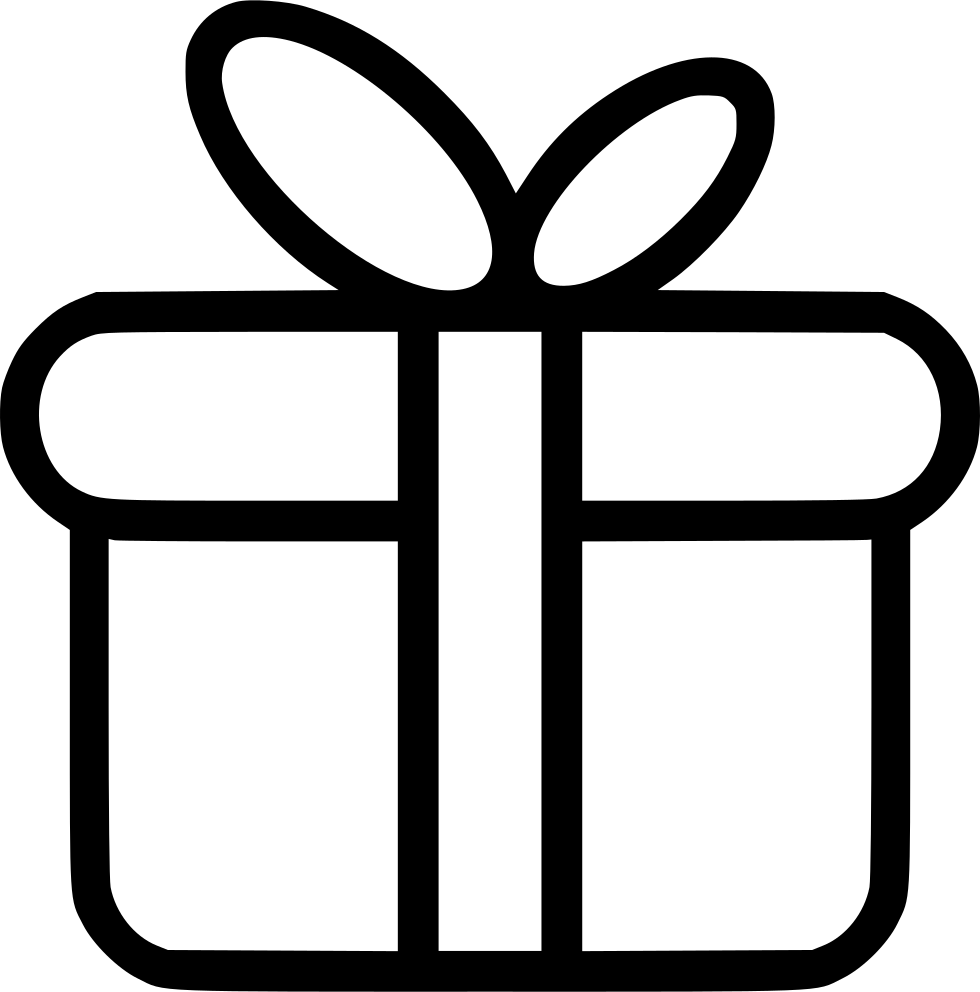 Gift Icon Simple Outline